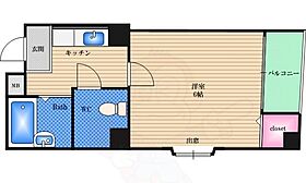 大阪府大阪市中央区高津３丁目1番19号（賃貸マンション1K・11階・18.48㎡） その2