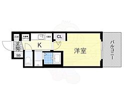 Osaka Metro長堀鶴見緑地線 大正駅 徒歩6分の賃貸マンション 12階1Kの間取り