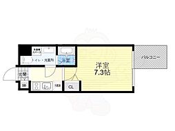 EXENAMBAWESTRIVER 1Kの間取図画像