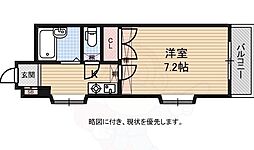 メゾンいこい 1Kの間取図画像