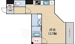 ROSA元町 ワンルームの間取図画像