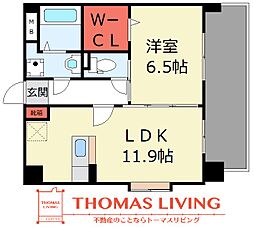 グランドゥール27 1LDKの間取図画像