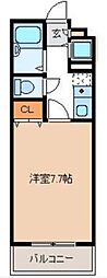 イーストパーク21 1Kの間取図画像