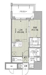 GRANFOREHakataWaterFront 1LDKの間取図画像