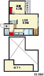 ノブレス・オブリージュ 1LDKの間取図画像
