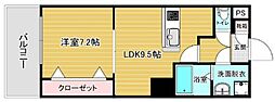 リファレンス東公園 1LDKの間取図画像