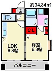 物件の間取り