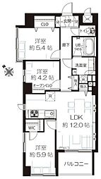 物件画像 メセーヌ 駅近5分 9階所在 3LDK 南西角住戸 陽当良
