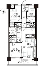 物件画像 コスモ旗の台(2階/7階建) 南西バルコニー