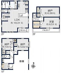 物件画像 池上6丁目 整形地 約19.37坪 間口約7.48m 陽当良
