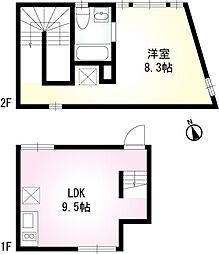 EBISU FOLIO Act.3 2階1LDKの間取り