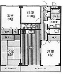 グレイスコート日吉 4LDKの間取図画像