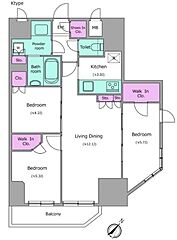 物件の間取り