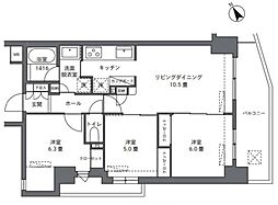 ノルディック馬込南坂フォレステア 3LDKの間取図画像