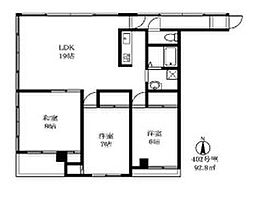 アーバンスペース 3LDKの間取図画像
