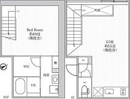 LEGALAND中目黒 1LDKの間取図画像