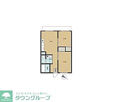 ＣＡＳＡ　ＭＧ−1 201 2階2LDKの間取り