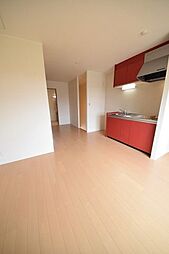 JR中央線 八王子駅 バス13分 中野団地下下車 徒歩5分の賃貸アパート 2階ワンルームのリビング/ダイニング