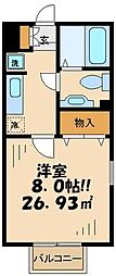 間取図画像 1K