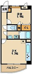 LOIRE 1LDKの間取図画像