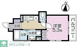 Serena　Machiya　II 1階1Kの間取り