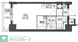 S-RESIDENCE東日暮里 3階ワンルームの間取り