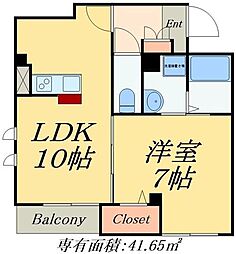 間取図画像 1LDK