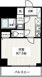 HY'SステージBrillant 1Kの間取図画像