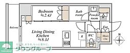 ブランシエスタ入谷グランデ 1LDKの間取図画像
