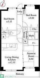 ファーロ 3LDKの間取図画像
