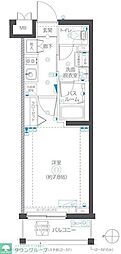 川崎市高津区千年マンション 1Kの間取図画像
