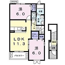 長野県上田市秋和（賃貸アパート2LDK・2階・56.26㎡） その2