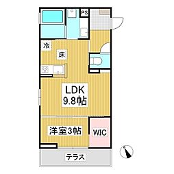 間取図画像 1LDK