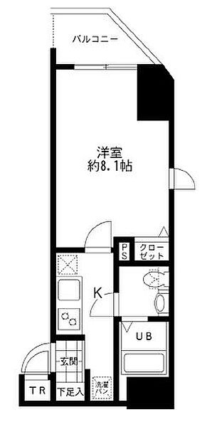 モーニングサイド銀座 505｜東京都中央区京橋３丁目(賃貸マンション1K・5階・25.01㎡)の写真 その2