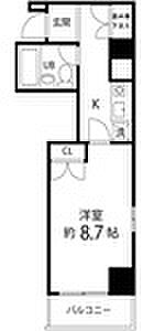 ハイリーフ芝大門 308｜東京都港区芝大門２丁目(賃貸マンション1K・3階・30.69㎡)の写真 その2