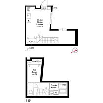 メゾンドエス（ＭＡＩＳＯＮ　ＤＥ　Ｓ） 102 ｜ 東京都中央区新川１丁目15-5（賃貸マンション1LDK・1階・46.50㎡） その2