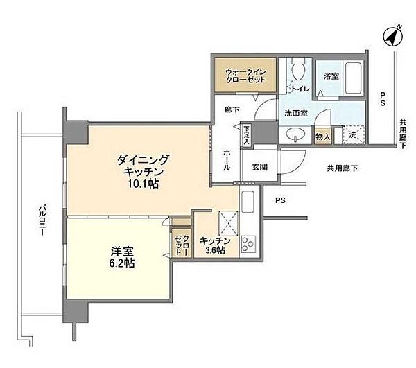 トルナーレ日本橋浜町 3909｜東京都中央区日本橋浜町３丁目(賃貸マンション1LDK・39階・56.98㎡)の写真 その2