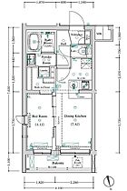 アンベリール墨田III（アンベリール墨田III） 204 ｜ 東京都墨田区墨田１丁目1-4（賃貸マンション1DK・2階・31.80㎡） その2