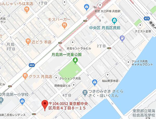 ワンルーフフラット月島 316｜東京都中央区月島４丁目(賃貸マンション1LDK・3階・40.80㎡)の写真 その19