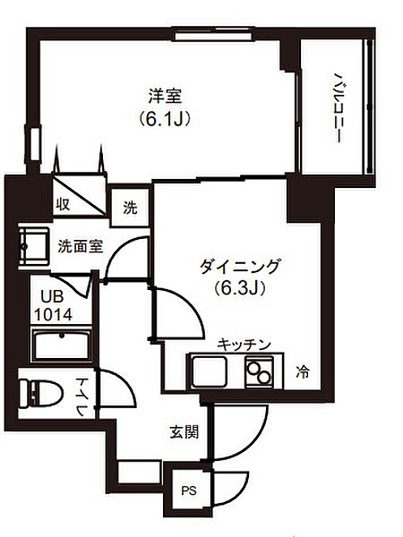 レピュア両国レジデンス 203｜東京都墨田区石原４丁目(賃貸マンション1DK・2階・31.16㎡)の写真 その2