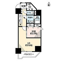 プレール・ドゥーク両国IV 808 ｜ 東京都墨田区緑１丁目24-3（賃貸マンション1LDK・8階・40.53㎡） その2