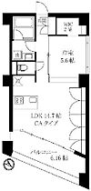 オレア日本橋浜町 301 ｜ 東京都中央区日本橋浜町１丁目11-10（賃貸マンション1LDK・3階・50.13㎡） その2