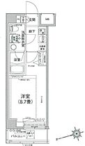 ティモーネプレミアム押上イースト 401 ｜ 東京都墨田区立花３丁目18-2（賃貸マンション1K・4階・25.50㎡） その2