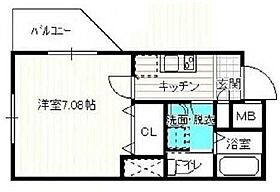 スプリーム月島2 202 ｜ 東京都中央区月島１丁目6-6（賃貸マンション1K・2階・22.38㎡） その2