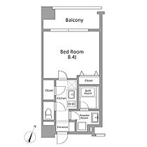 レジディア築地 302 ｜ 東京都中央区築地１丁目9-13（賃貸マンション1K・3階・28.64㎡） その2