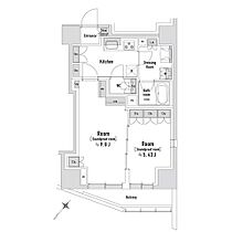 トラック八丁堀 303 ｜ 東京都中央区八丁堀３丁目27（賃貸マンション2K・3階・47.01㎡） その2