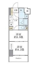 フェリーチェ錦糸町 1203 ｜ 東京都墨田区江東橋２丁目1-9（賃貸マンション2K・12階・25.60㎡） その2