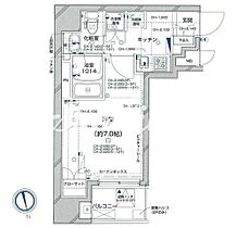 グラーサ銀座イースト 1206 ｜ 東京都中央区入船３丁目1-6（賃貸マンション1K・12階・25.39㎡） その2