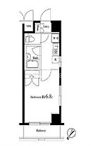 ヴェルトウォーターフロント 704 ｜ 東京都中央区勝どき３丁目9-12（賃貸マンション1K・7階・22.20㎡） その2