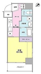 ドルフ21スミカ 1Kの間取図画像